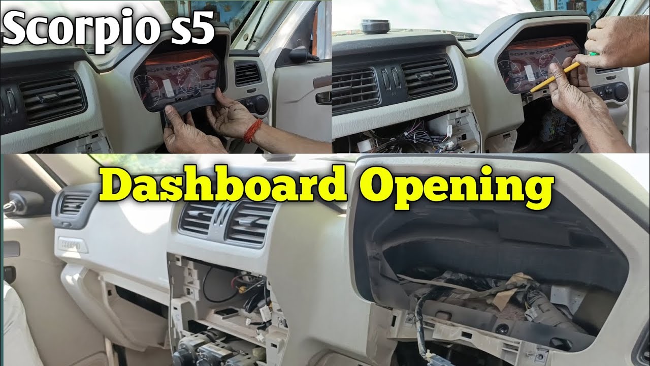 Scorpio s5 Dashboard Opening / How To Open Scorpio Dashboard @Shree Balaji Auto