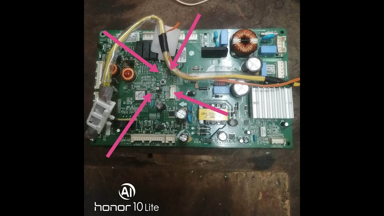 تيست مود ثلاجه LG انفرتر