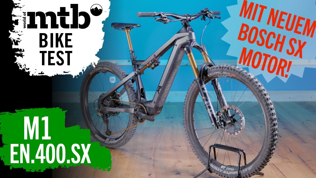 M1 EN.400.SX. Light-E-Mountainbike I Neuer 2024 Bosch Performance Line SX Motor I Nur 21, 1kg I Test