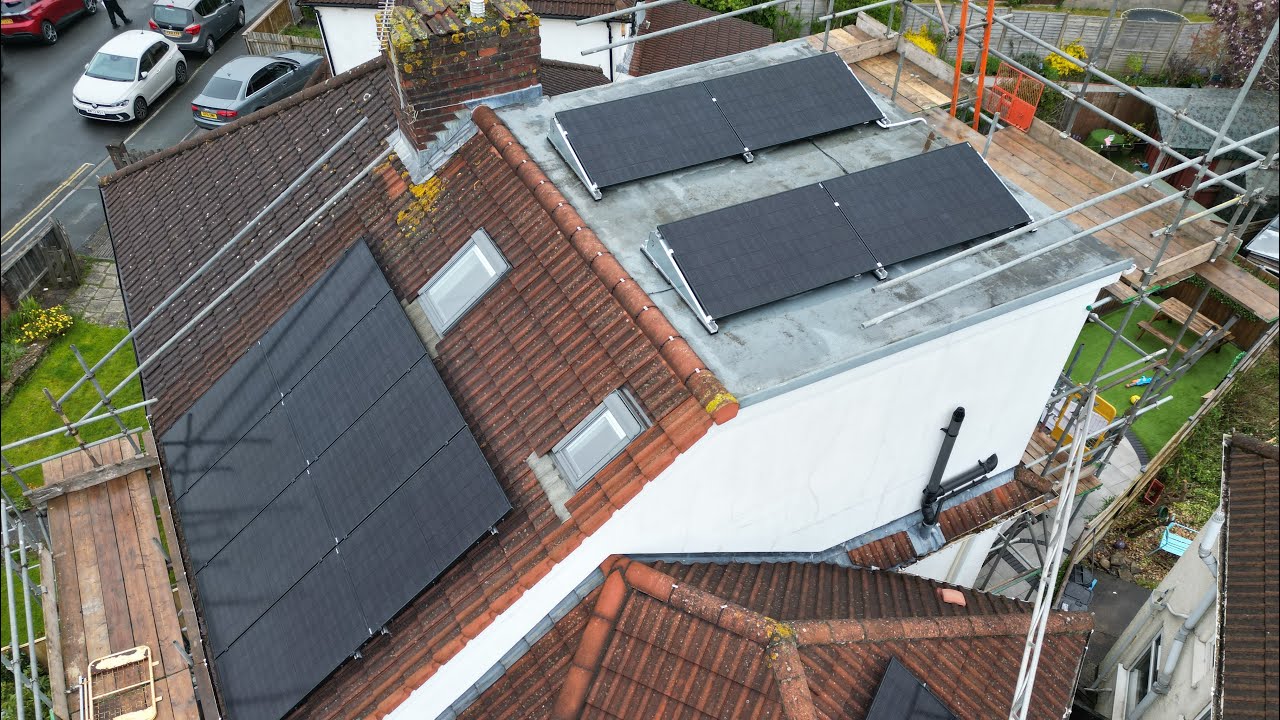 Солнечная система для плоской крыши. Как установить!