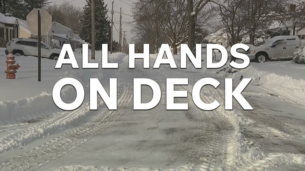 All hands on deck as dump trucks haul snow away from city