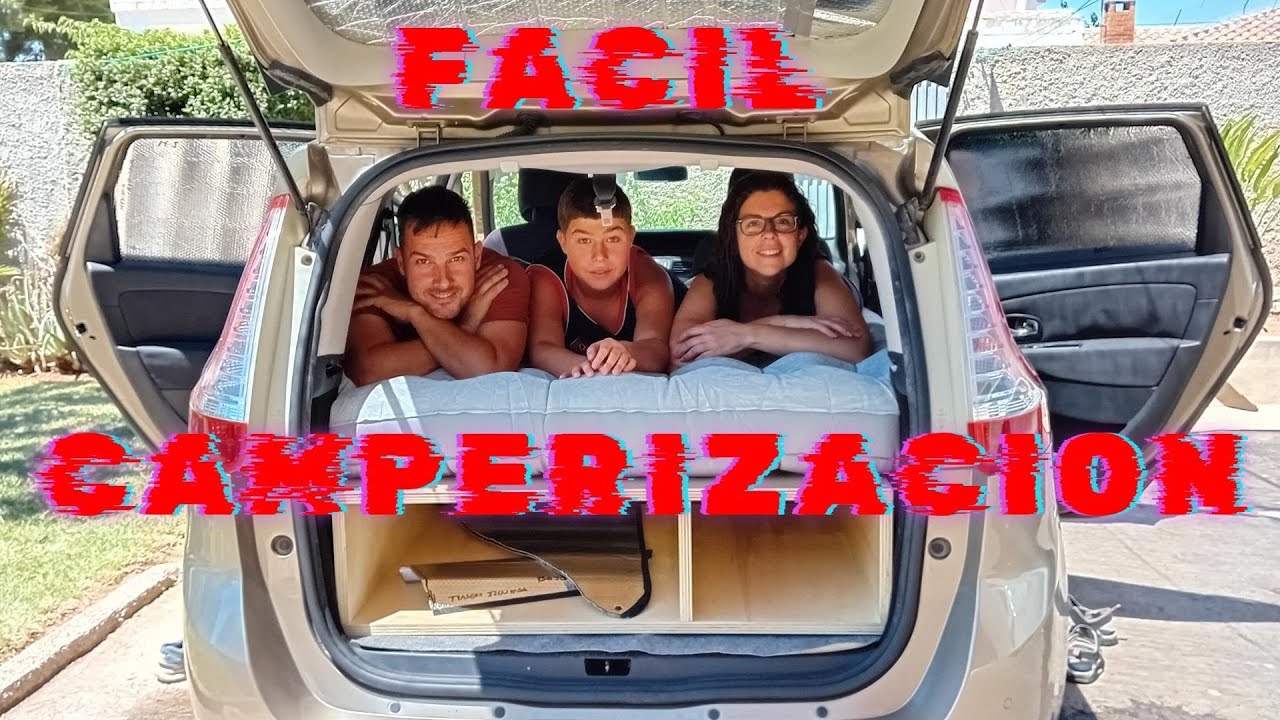 Coche camper. renault scenic camperizacion low cost
