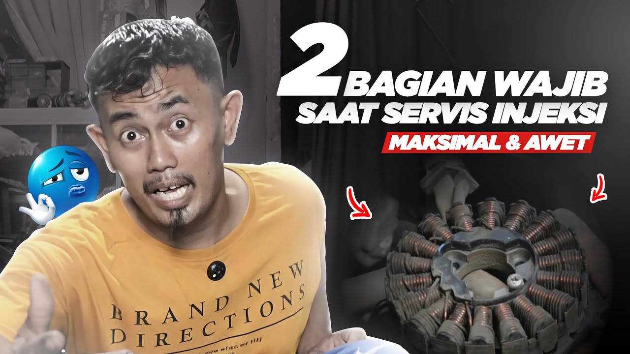 Part Yang Wajib Diservis Untuk Motor Matic Injeksi!