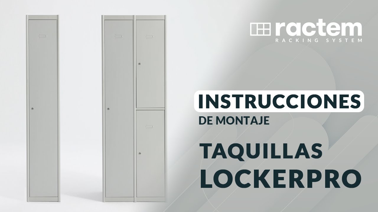 Instrucciones de Montaje Taquillas Metálicas LockerPro