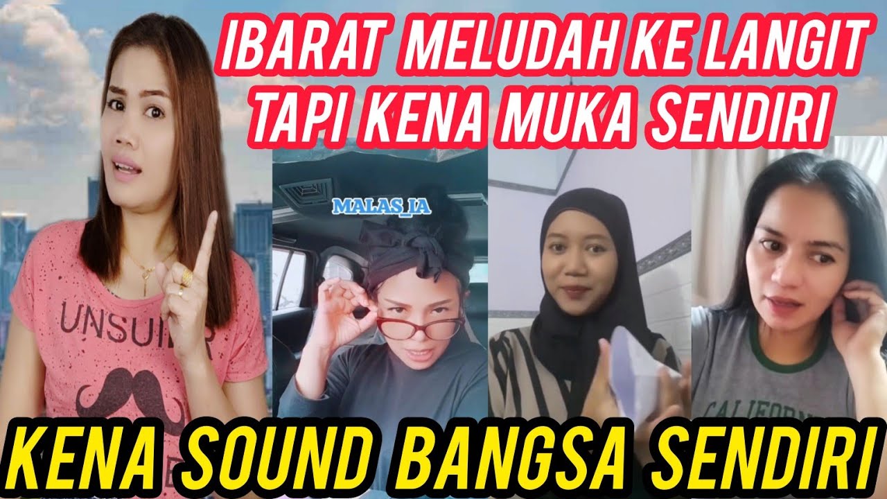 TIKTOKERS INDONESIA INI KONONNYA NAK SEKOLAHKAN NETIZEN MALAYSIA⁉️