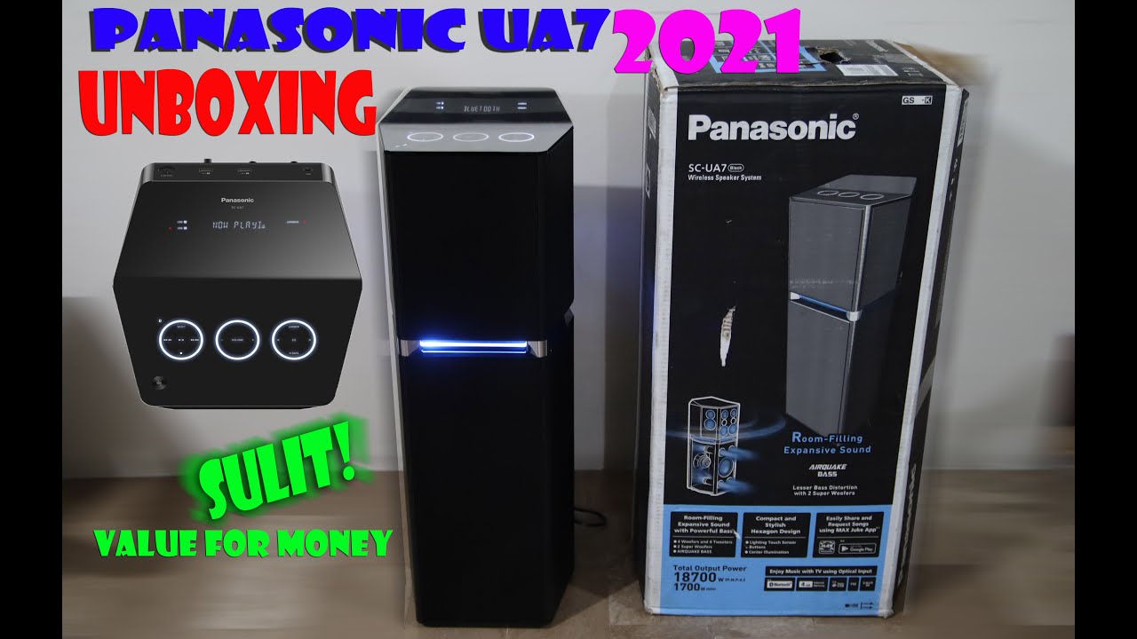 Panasonic UA7 unboxing and Soundtest