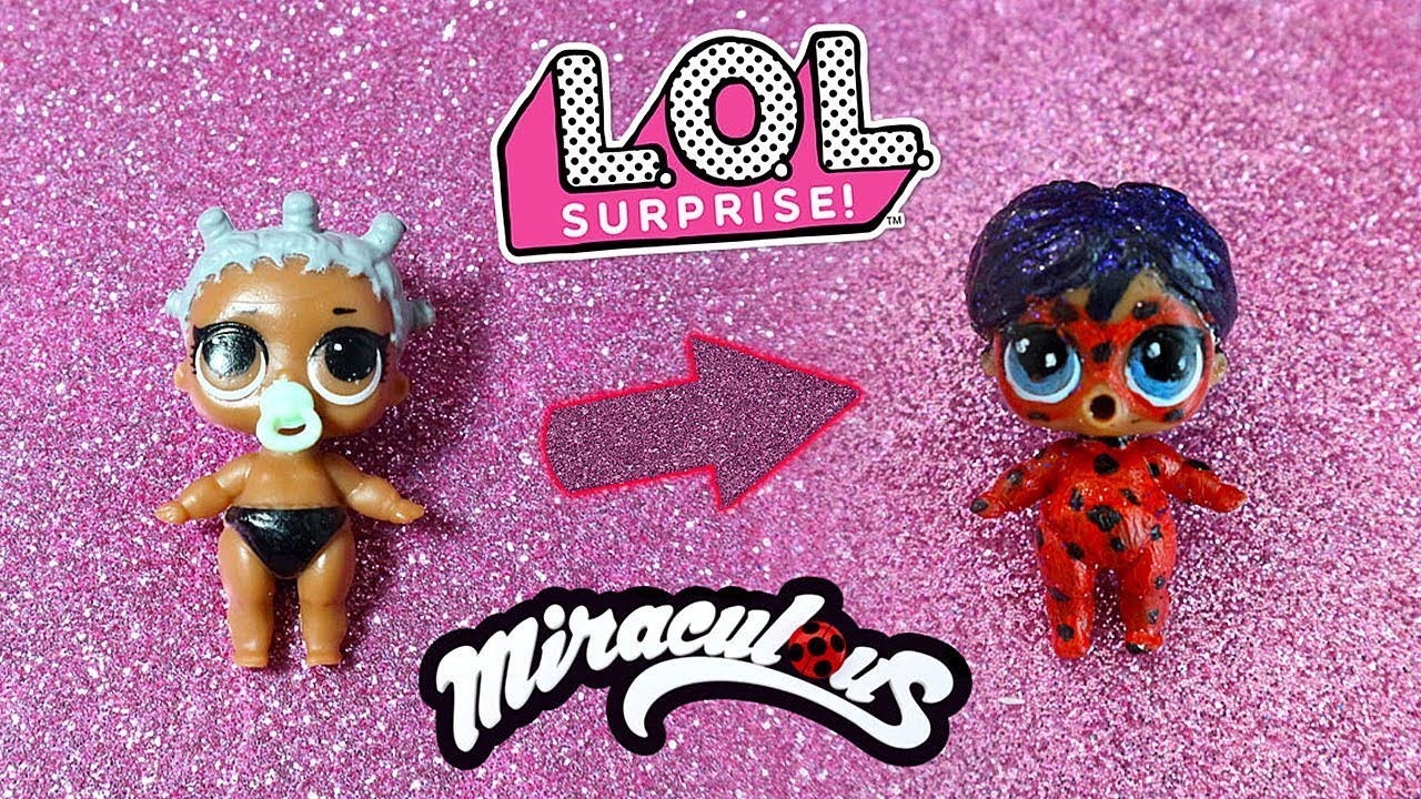La fake LIL Sister diventa mini Ladybug di Miraculous 🐞[Trasformazione LOL Surprise]