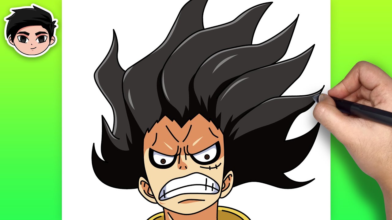 How to Draw Luffy Gear 4 Snakeman from One Piece | Easy Step-by-Step