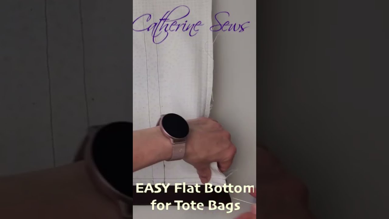 Easiest Flat Bottom for a Tote Bag 