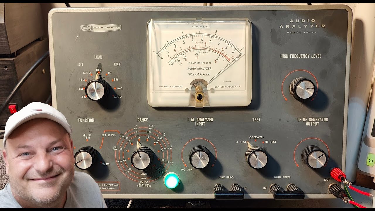 Heathkit IM-22 Audio Analyzer test teardown
