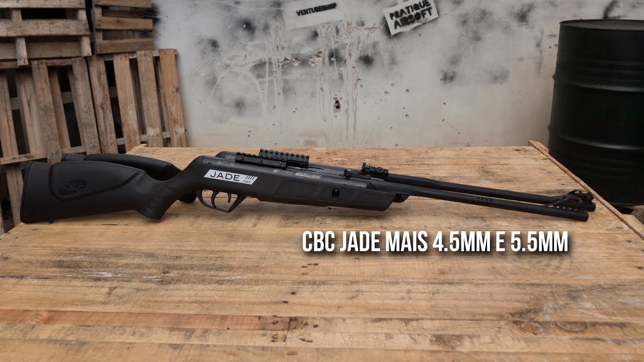 Teste da Carabina de Pressão Jade Mais nos calibres 4.5mm e 5.5mm - Ventureshop