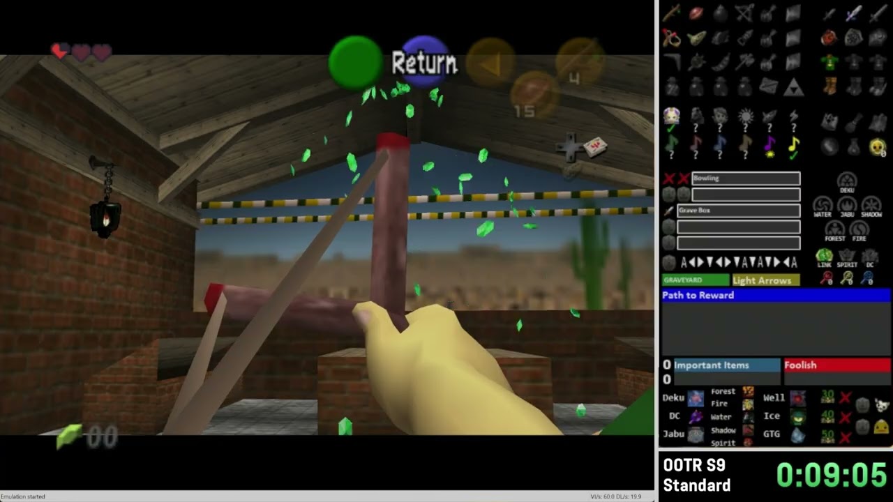 OOTR S9 Standard Speedrun - 2025/12/14