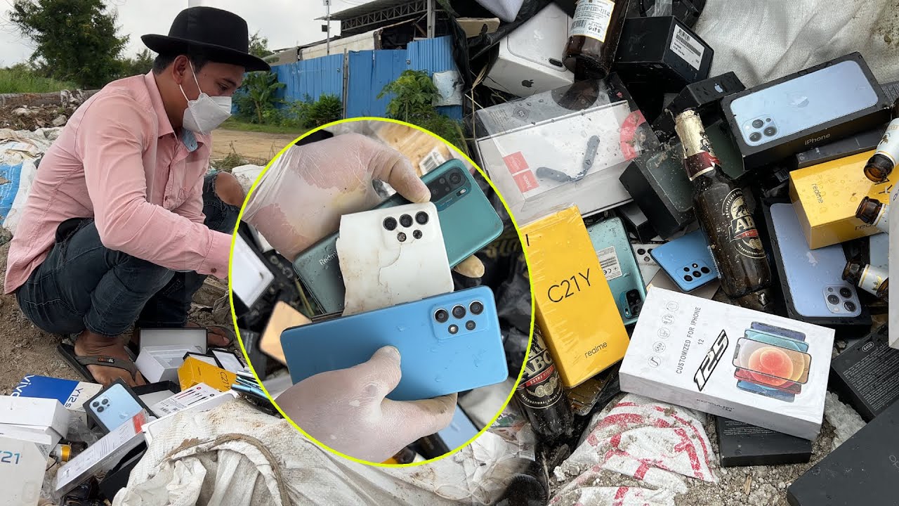 Found Abandoned Phone from Landfill !! Restore Samsung Galaxy A72 Cracked
