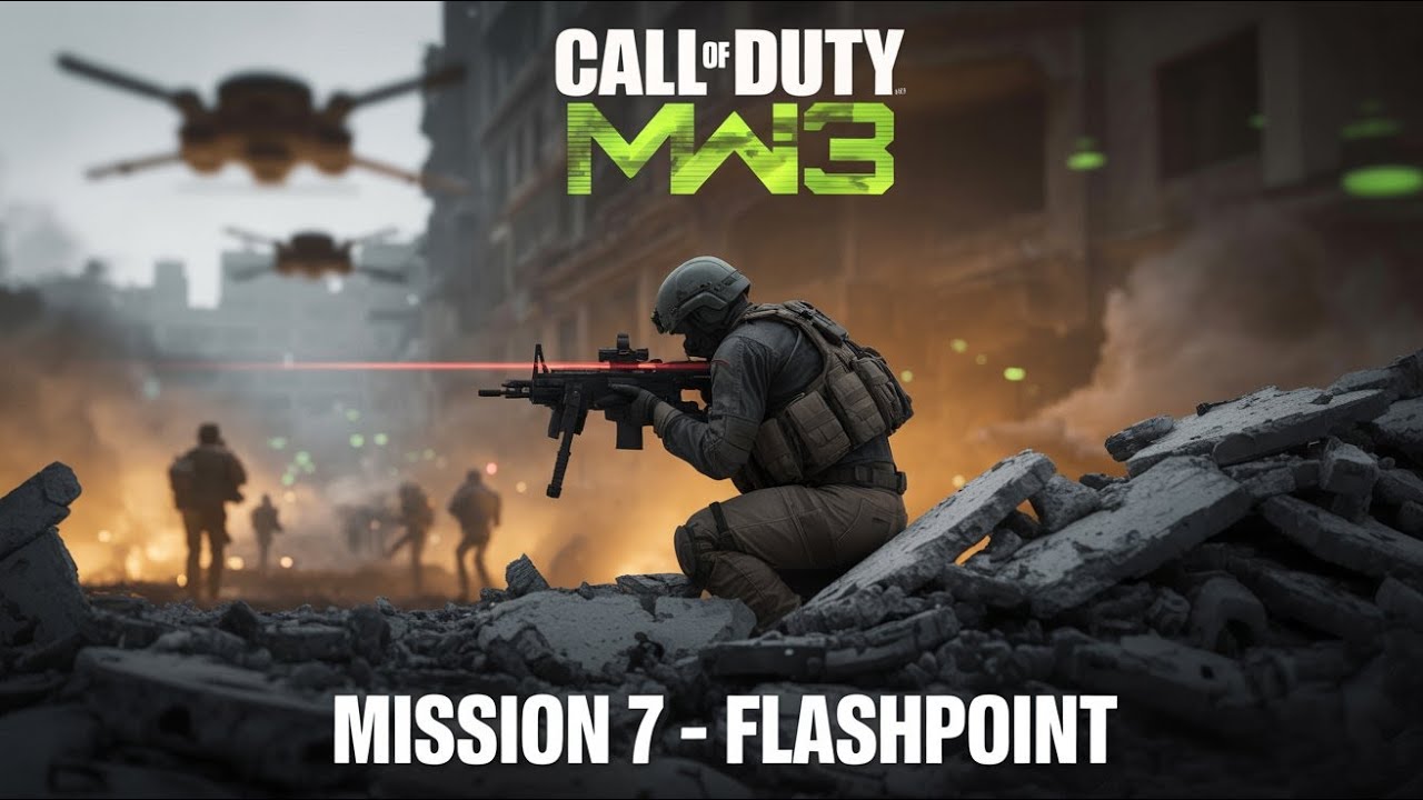 Call of Duty MW3: Mission 7 Flashpoint | Brutal Ambush in the Shadows #callofduty #mw3 #mw3campaign