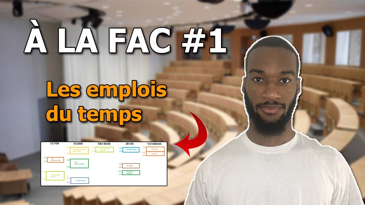 Les Emplois Du Temps à La FAC