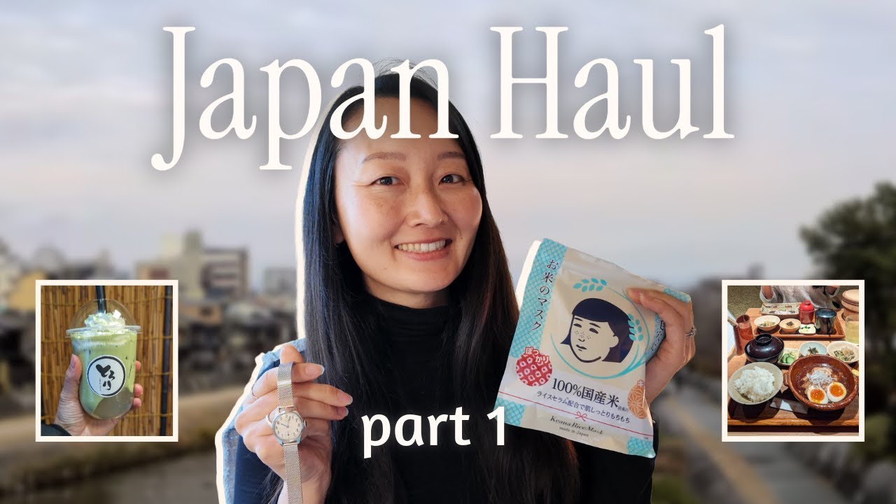 What I bought in Japan | watch, jewelry, and skincare 🇯🇵 (pt. 1)