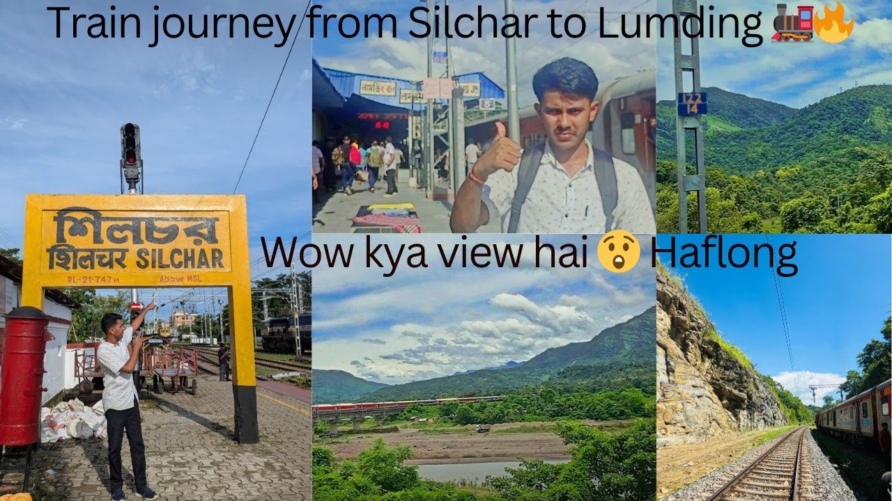A most beautiful train journey from Silchar to Lumding||unforgettable||Haflong||🚂🔥❤️ wow