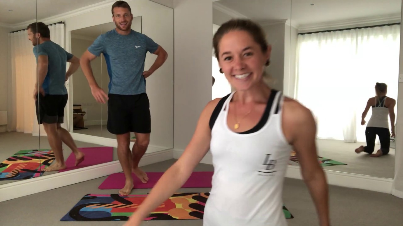 SLC Pilates class with Louise and Jos Buttler