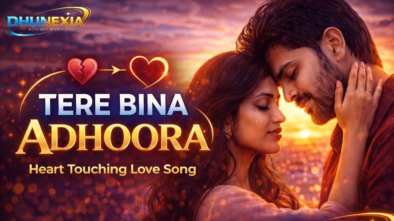 Tere Bina Adhoora – Heart Touching AI Hindi Love Song 2026 | New Romantic Song | Dhunexia