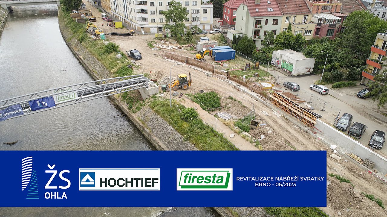 REVITALIZACE NÁBŘEŽÍ SVRATKY BRNO 06-2023