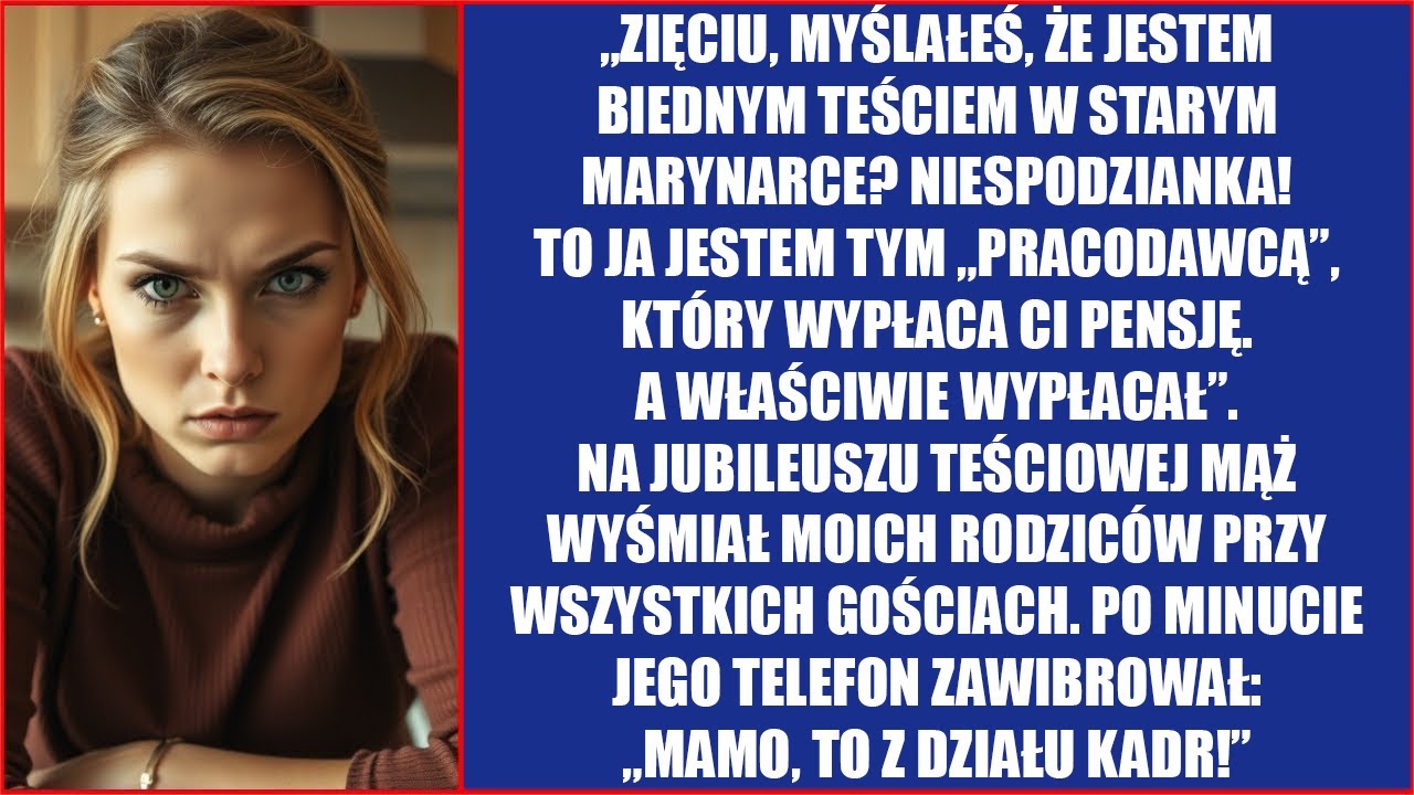 „Mąż wyśmiał moich rodziców przy wszystkich gościach. A po minucie zadzwonili do niego z działu kadr