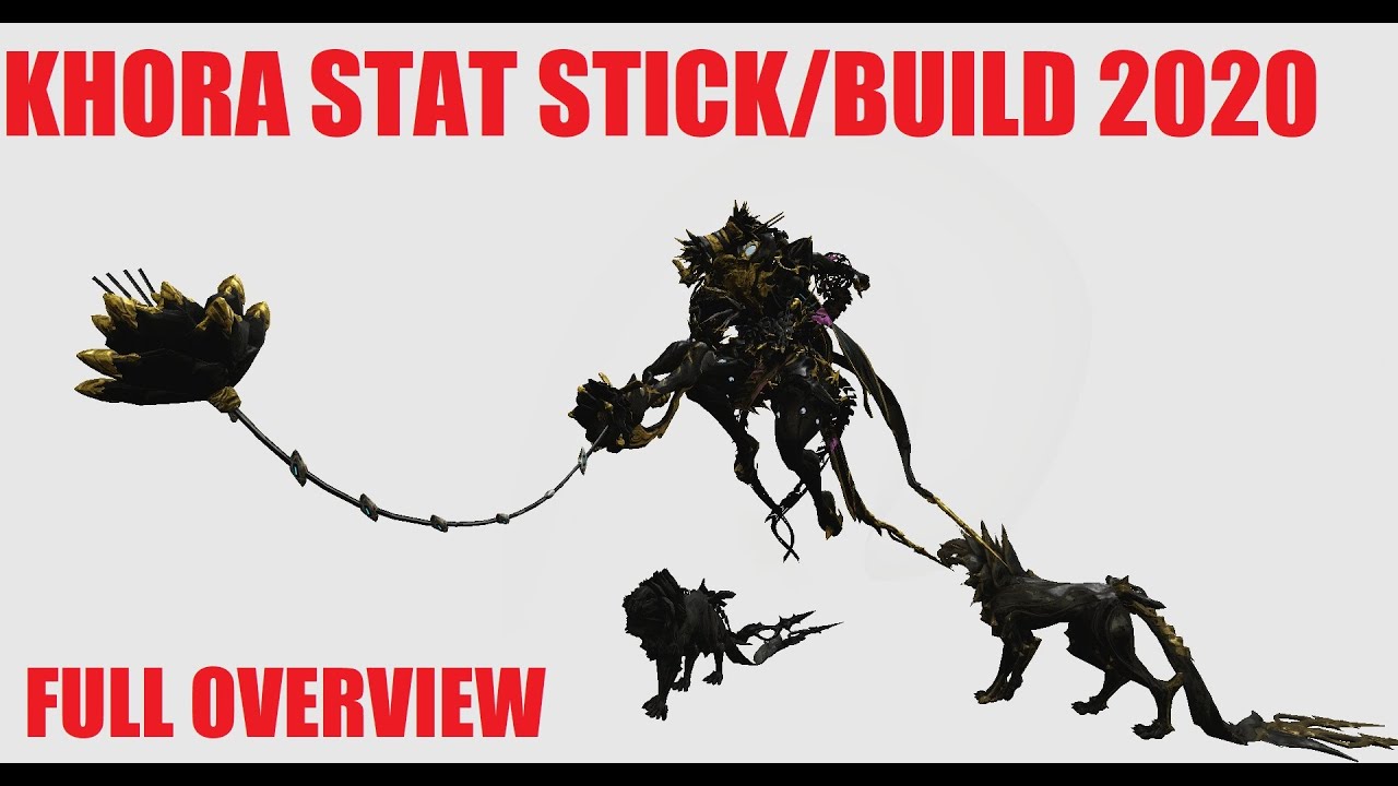 Warframe Khora Build Stat Stick In Depth Review + Riven Advice l Warframe The Steel Path