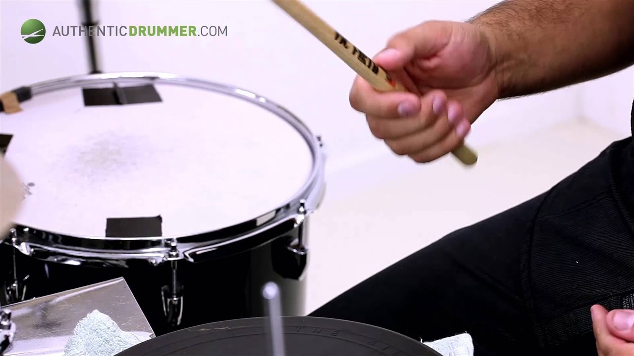 Finger Control & Single Strokes Drum Lesson | Authentic Drummer | Adrian Violi