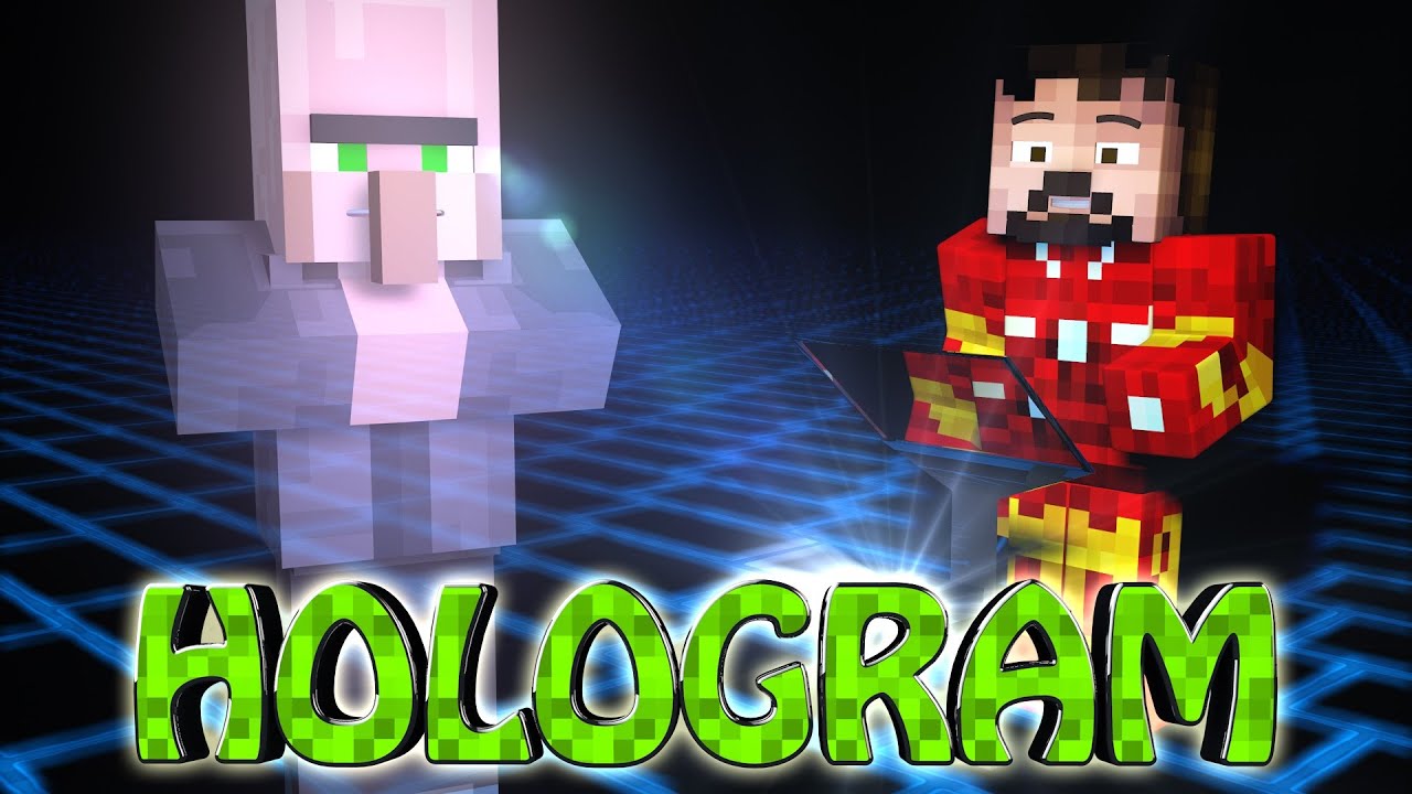 Minecraft | HOLOGRAMS MOD Showcase! (Hologram Mod, Jarvis, Hologram Mobs)
