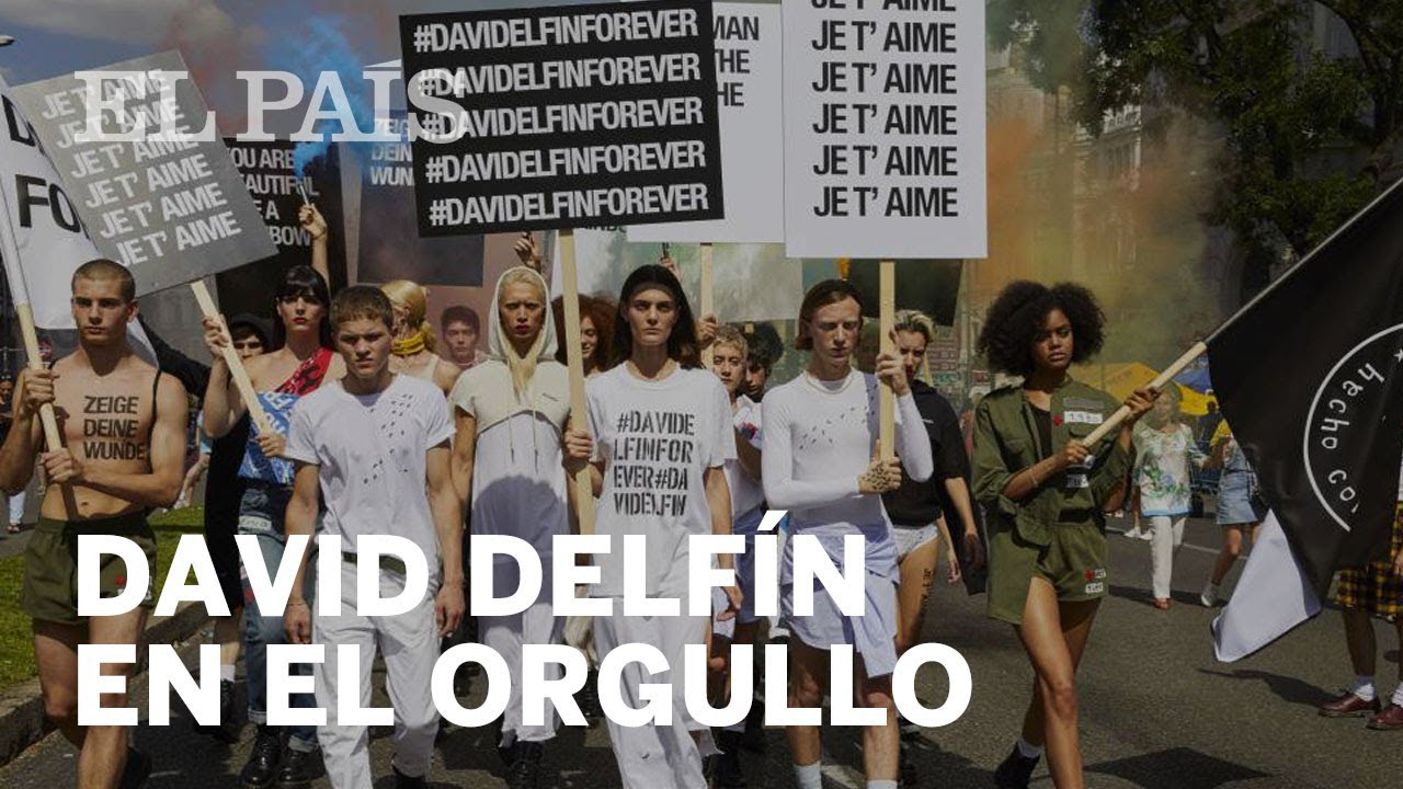 David Delf&iacute;n toma las calles en el Orgullo de Madrid
