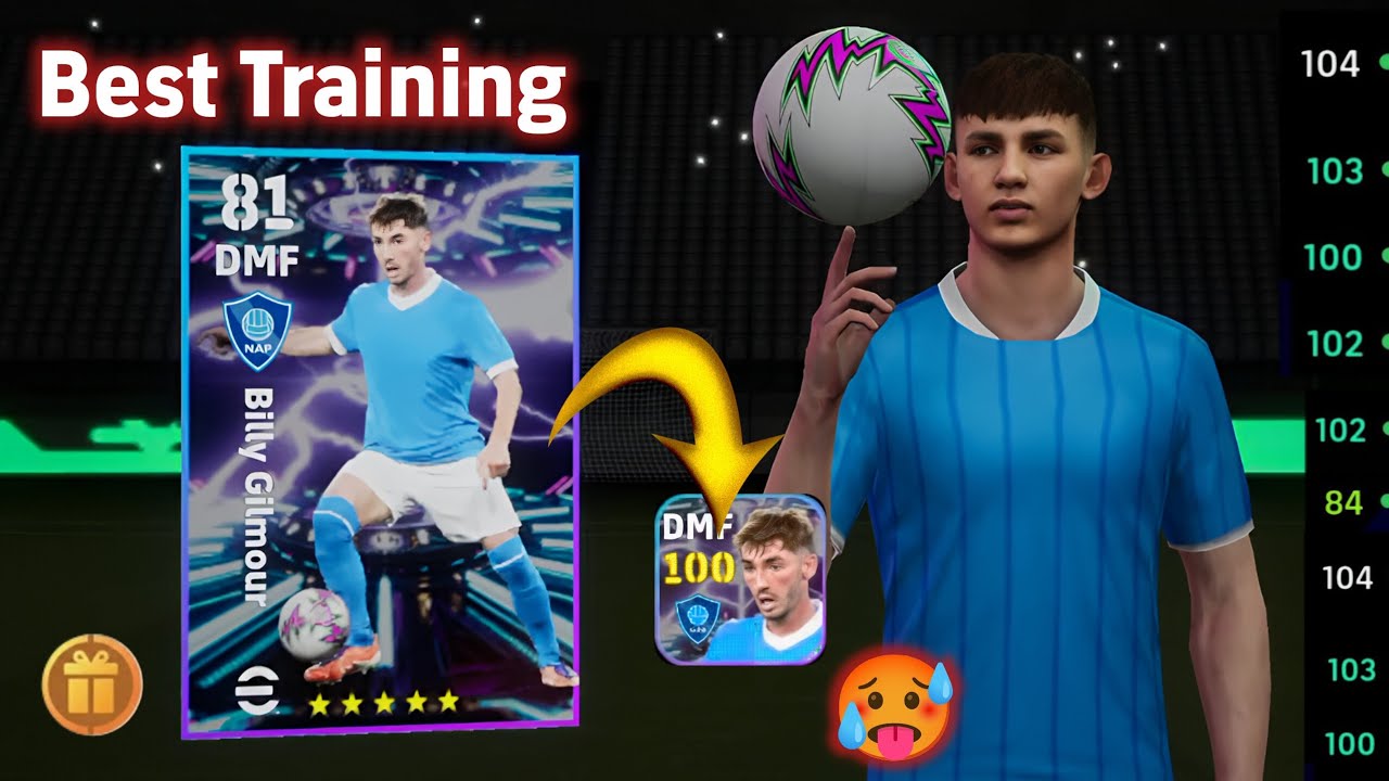 How To Train Billy Gilmour In Efootball 2026 | Billy Gilmour level training in efootball #pes