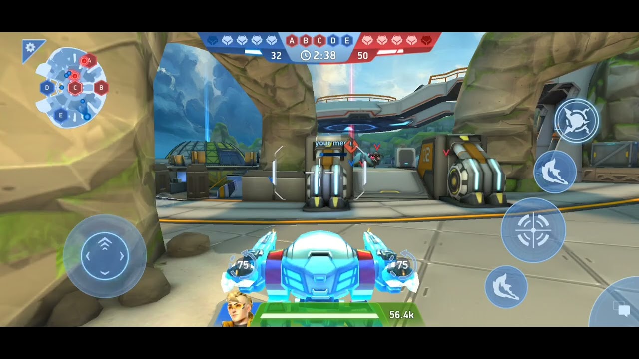 My mech arena fight with advanced weapons and mechs