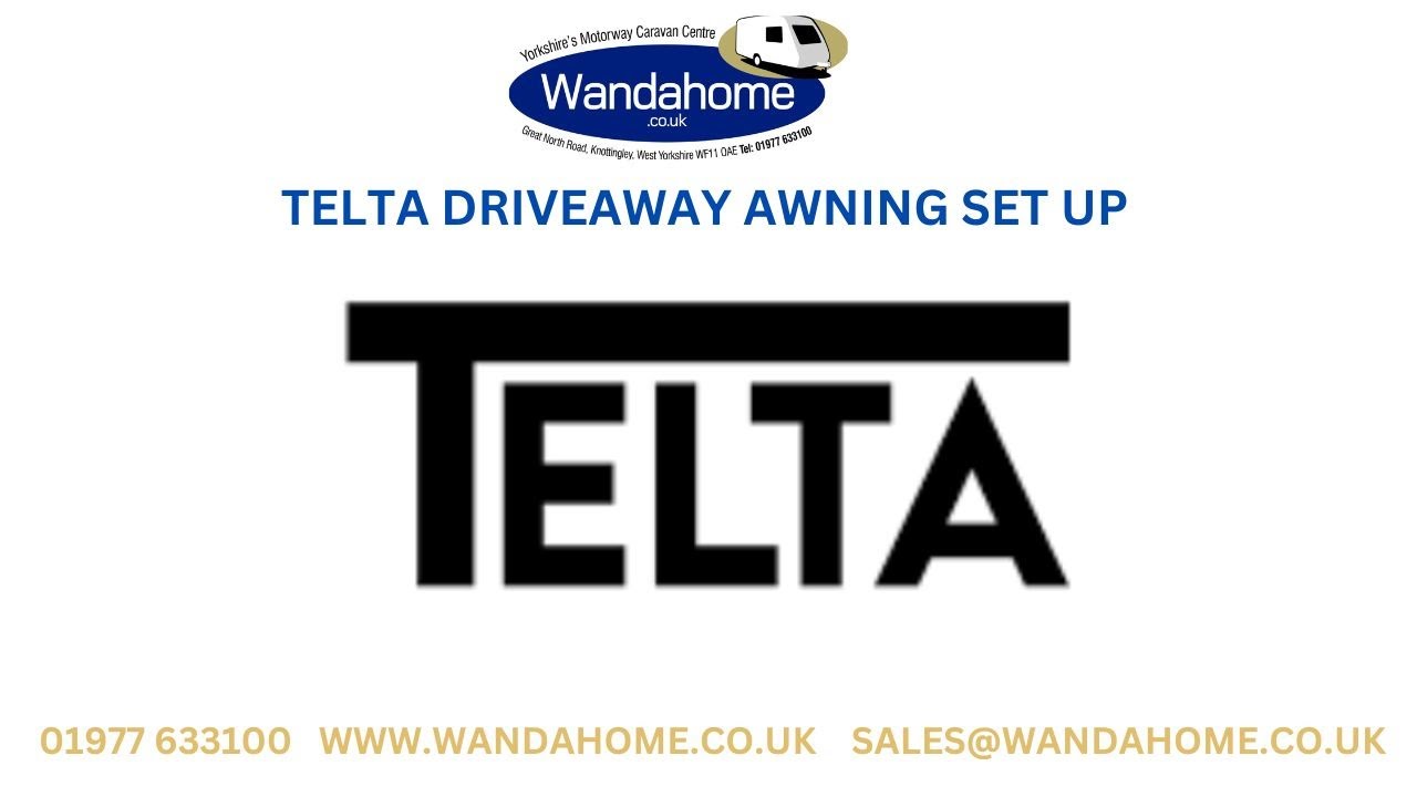Telta Driveaway Awning Set Up