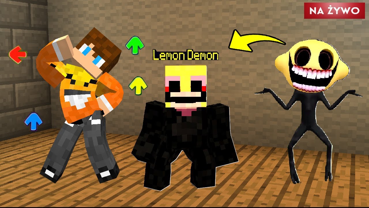 TAŃCZYMY z LEMON DEMON! WALKA O ŻYCIE w Minecraft! KTO WYGRA??