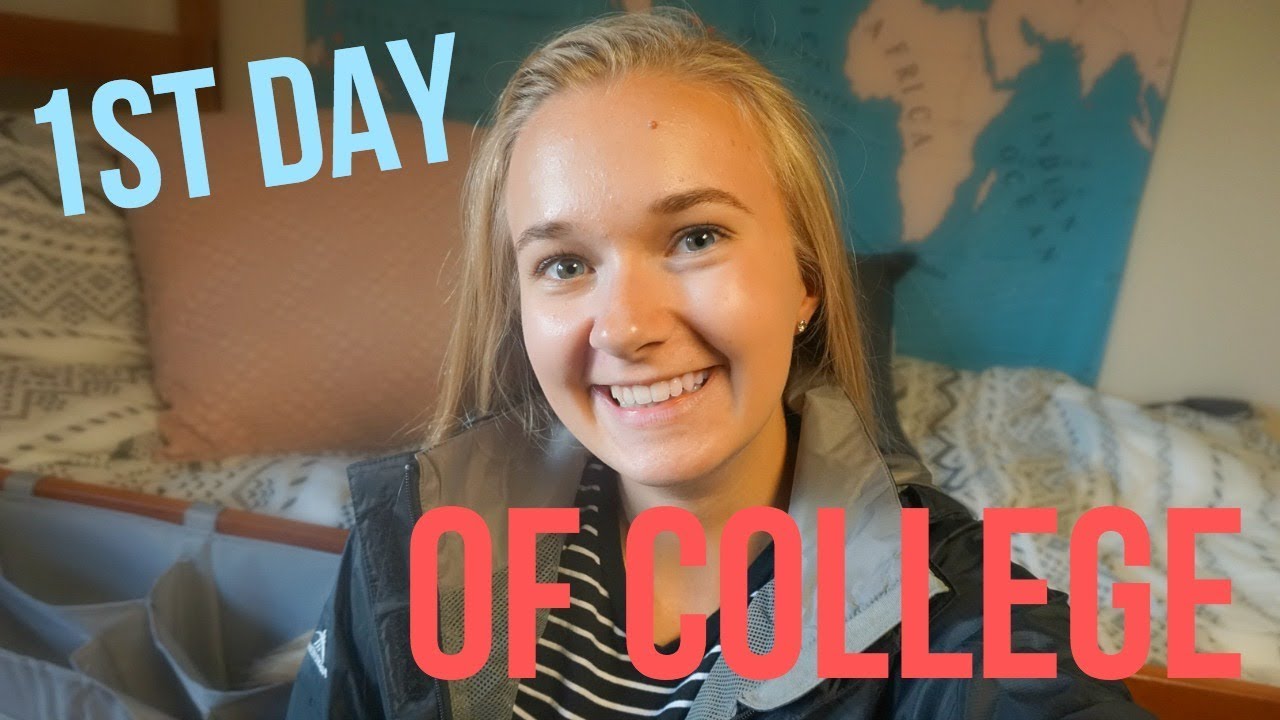 FIRST DAY OF COLLEGE GRWM + VLOG