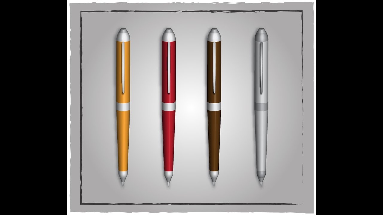 illustrator : Tutorial Ball Pen Design's Recipes.