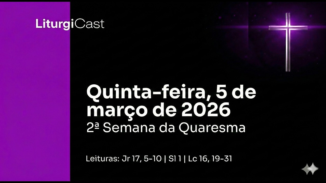 O abismo da indiferença: O Rico e Lázaro | Liturgia Diária 05 de Março de 2026 - Quinta-feira