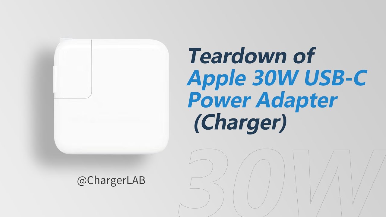 Teardown of Apple 30W USB-C Power Adapter (Charger)