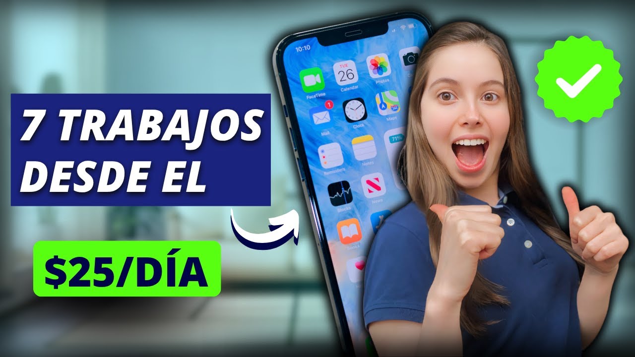 Desde el celular 7 opciones de Trabajos Online en 2026