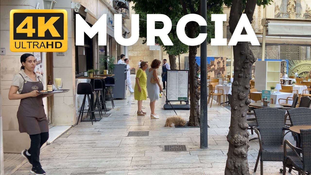 4K MURCIA SPAIN | Walking Tour | July 2023 | Part 1