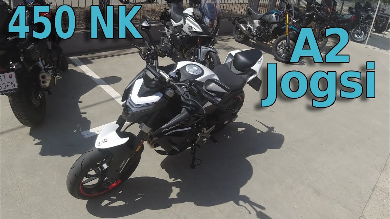 CFMOTO 450NK - próbakör 2024