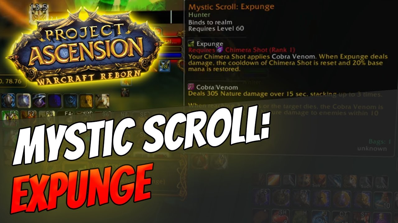 How to get Mystic Enchant: Expunge | Hunter [Bronzebeard | Ascension Warcraft Reborn]