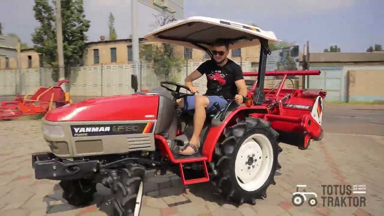 Огляд японського міні трактора YANMAR F-190 | Totus Traktor