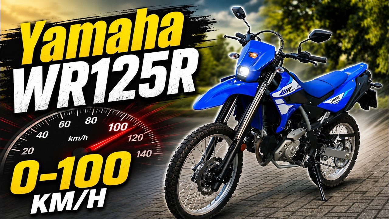 2026 YAMAHA WR125R 0-100 KMH * 0-60 MPH FROM IDLE