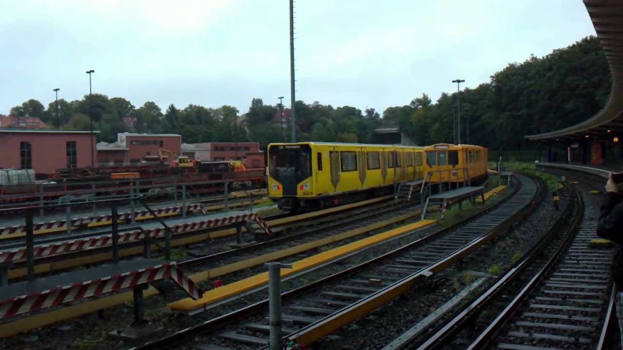 U-Bahn Berlin: Testfahrt Typ HK06 in Olympia-Stadion [720p ᴴᴰ]
