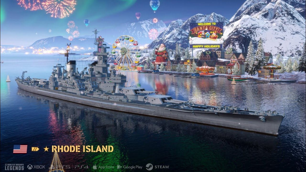 Линкор RHODE ISLAND в World Of Warships Legends