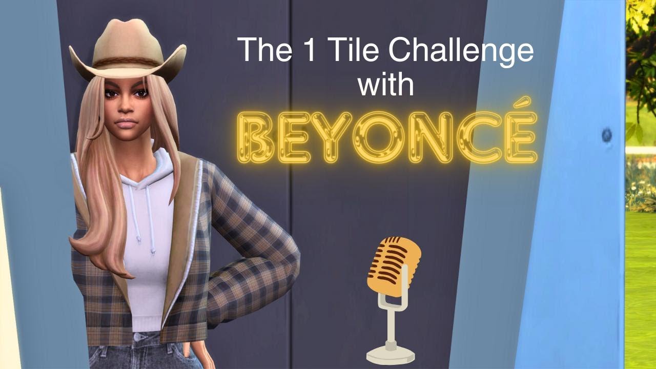 Can I Beat The Sims 4 One Tile House Challenge with Beyoncé?