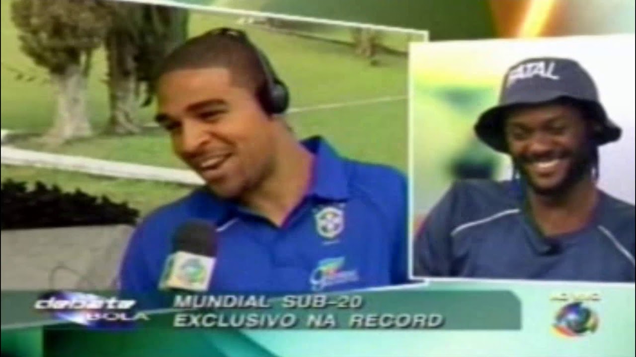 Veja Adriano e Vagner Love novinhos no épico ‘Debate Bola’