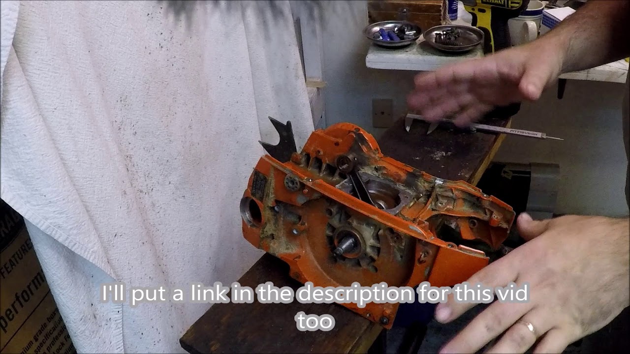How to split a husqvarna 372xp crankcase