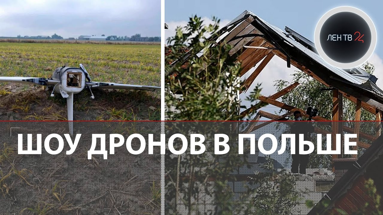 Обломки дронов в Польше | Россию обвиняют в атаке БПЛА | Реакция Трампа