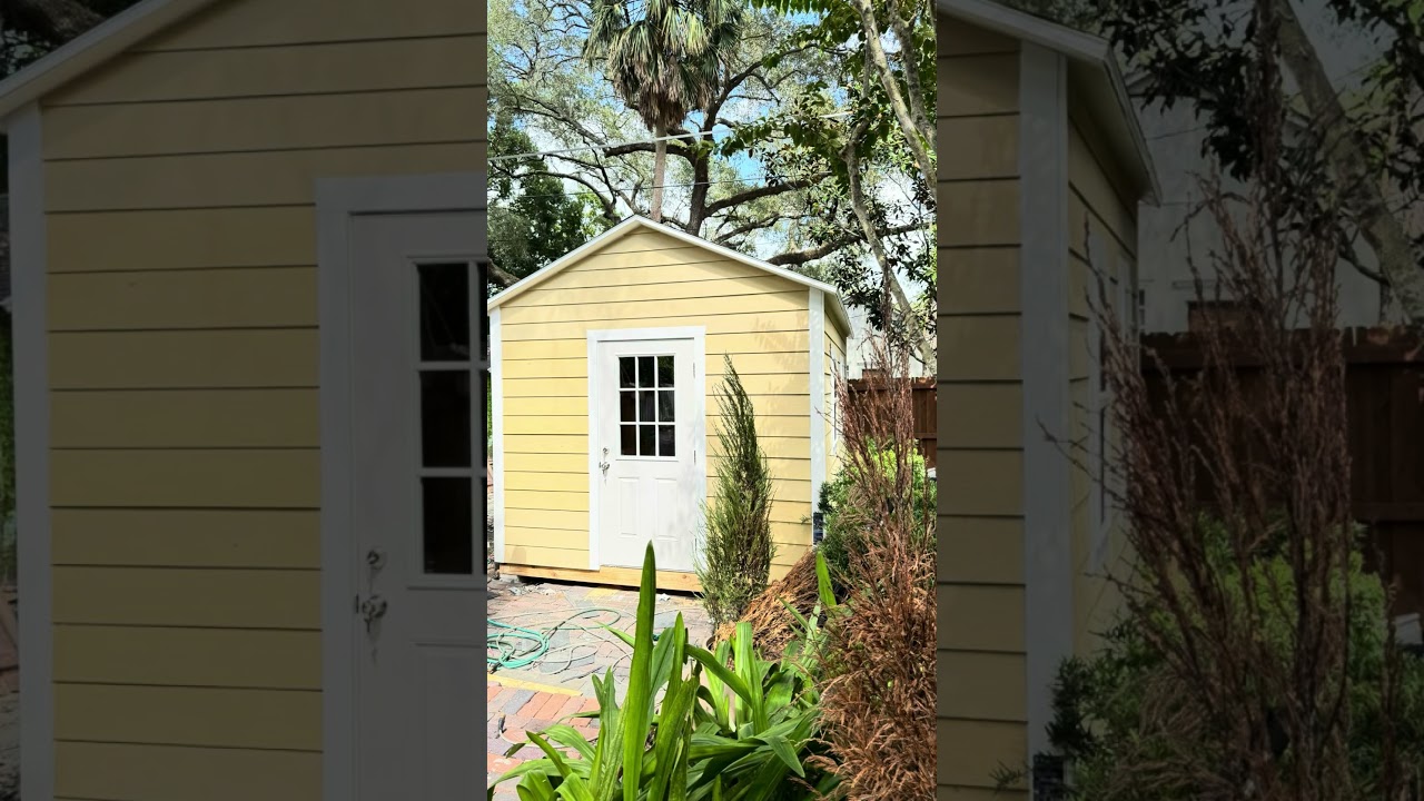 10x16 shed tiny house backyard office 